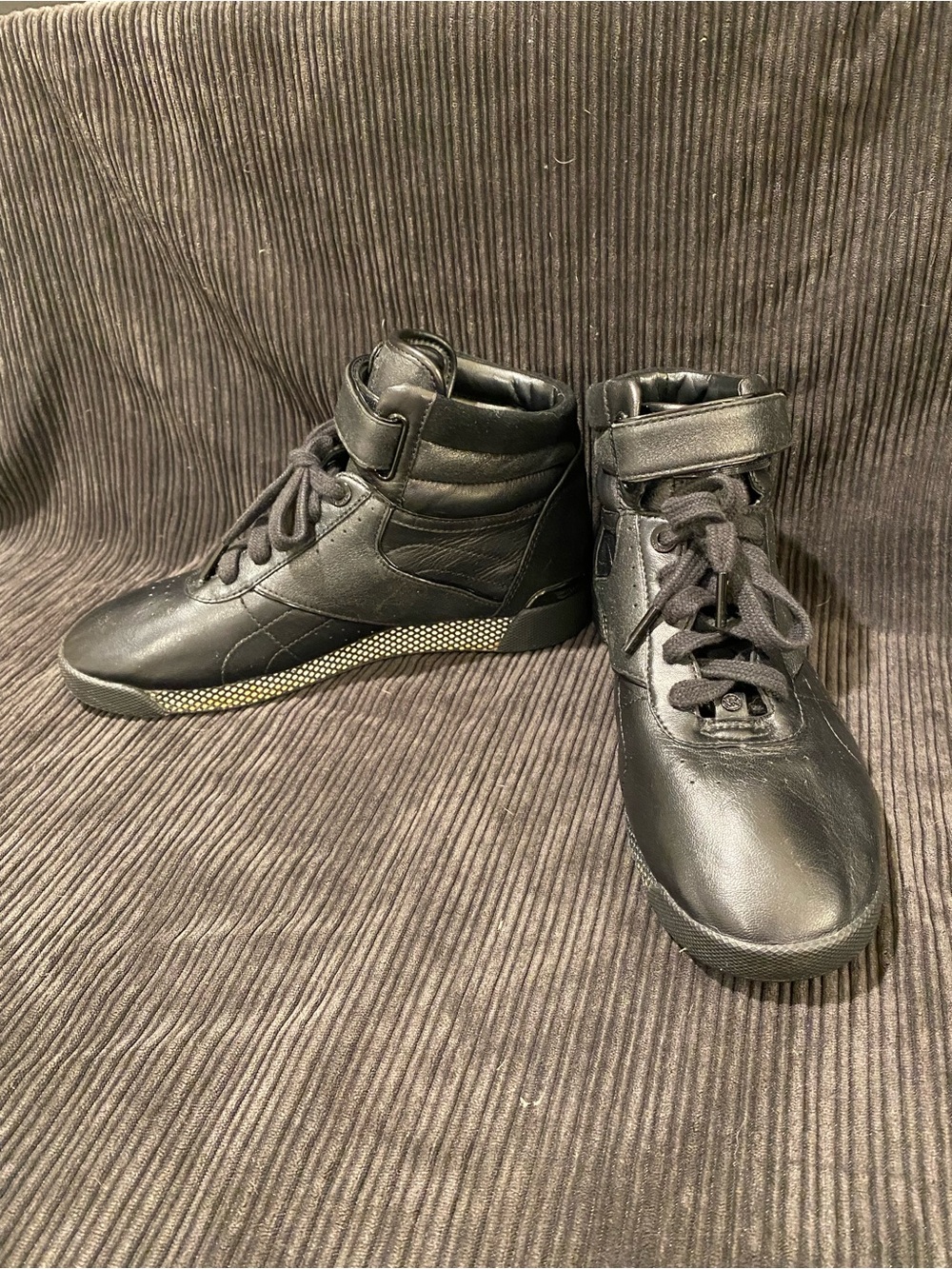 Michael Kors Women's Black High-Top Leather Sneakers